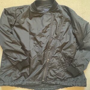 Madewell Dark Quilted Bomber Jacket NWOT